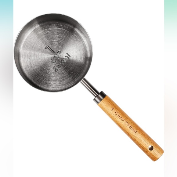 New! Space Gray Measuring Cups - Picture 8 of 9